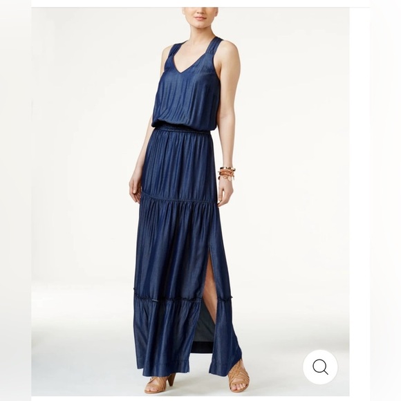 INC International Concepts Dresses & Skirts - INC International Concepts Deep Blue Maxi Dress